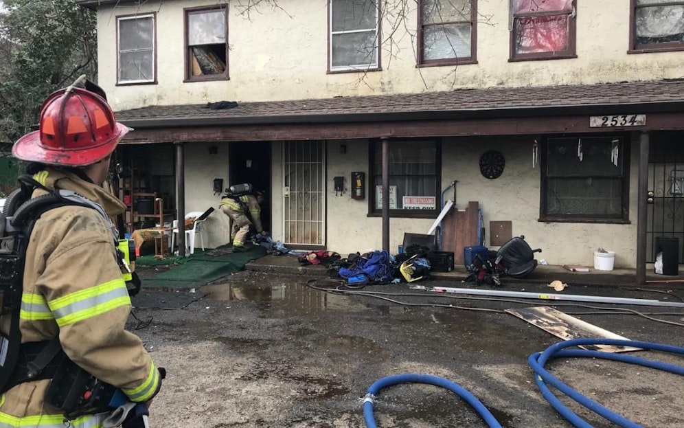 Der Mann fackelte wegen der Spinne die komplette Wohnung ab