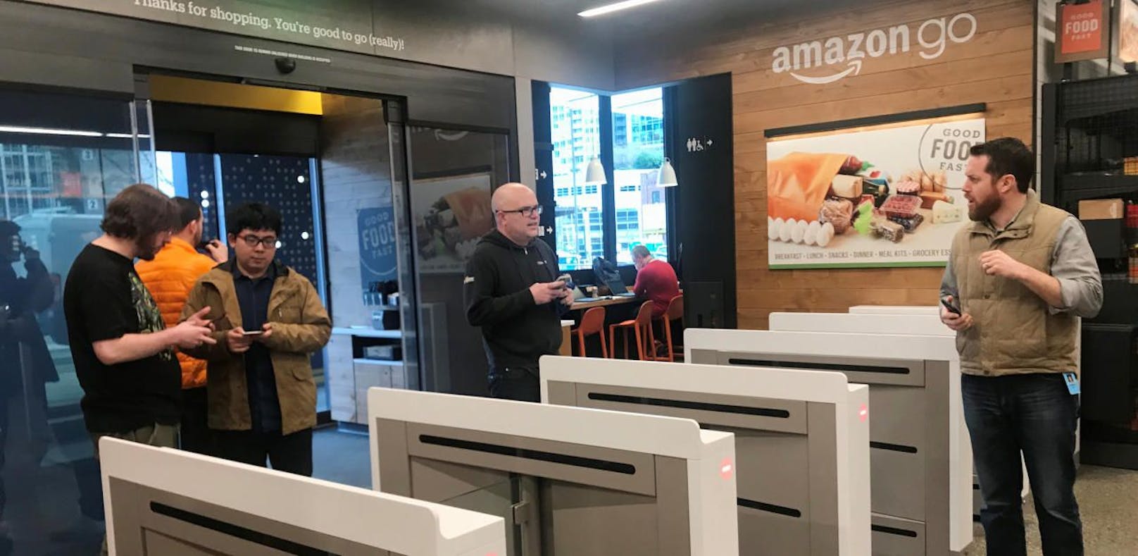 Erster Ladendiebstahl in kassalosem Amazon-Shop
