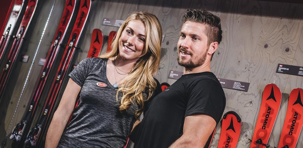 Die Ski-Dominatoren unter sich: Mikaela Shiffrin und Marcel Hirscher sind die besten ihrer Zunft. Hirscher trat nun zurück.