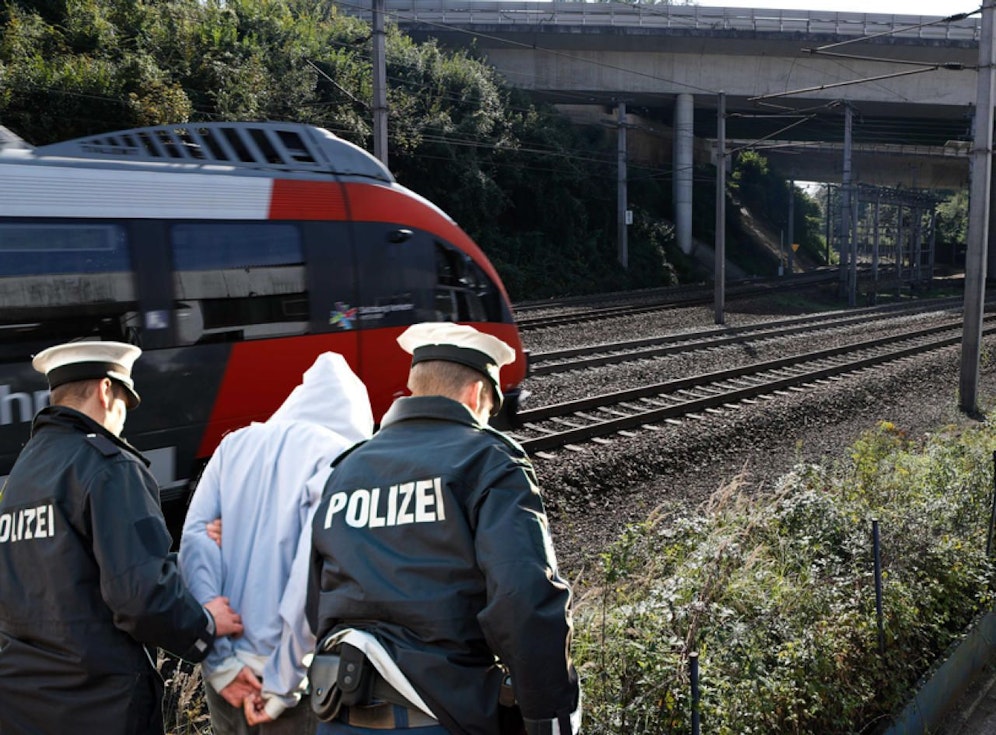 St. Pölten Bahnhof war Endstation. 