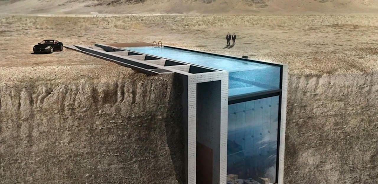 Heute.at - Wohnen wie James Bond im Klippenhaus