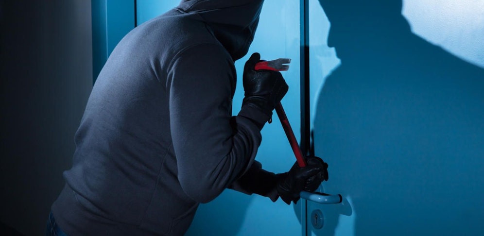 Symbolfoto eines Einbruchs.