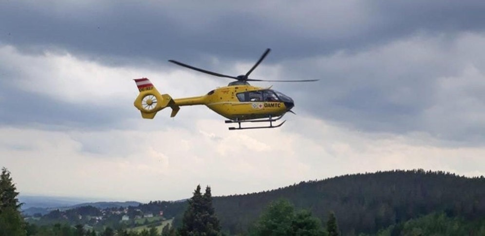 Der Verletzte wurde mit dem Hubschrauber ins Krankenhaus geflogen.&nbsp;