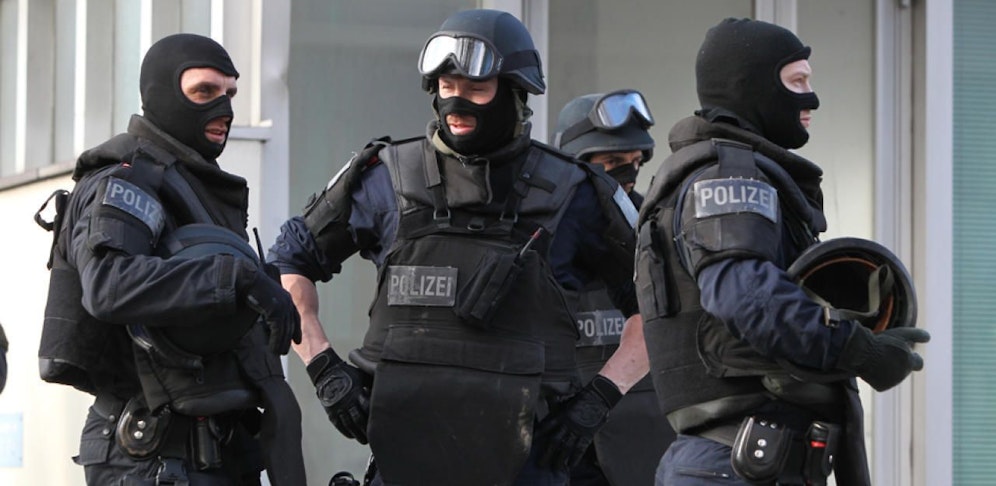 Der Mann wurde von der Cobra festgenommen