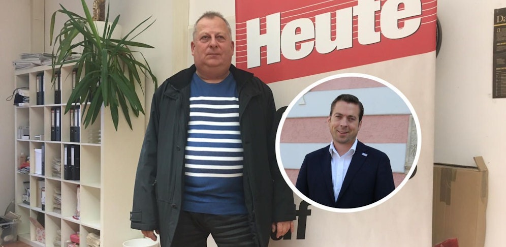 Klaus Otzelberger (kleines Foto) hat Verständnis für die Beschwerden von Erwin Mücke.