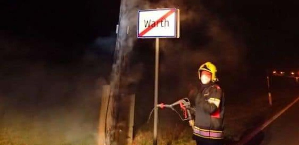 Erneut musste die FF Tradigist den Brand löschen.