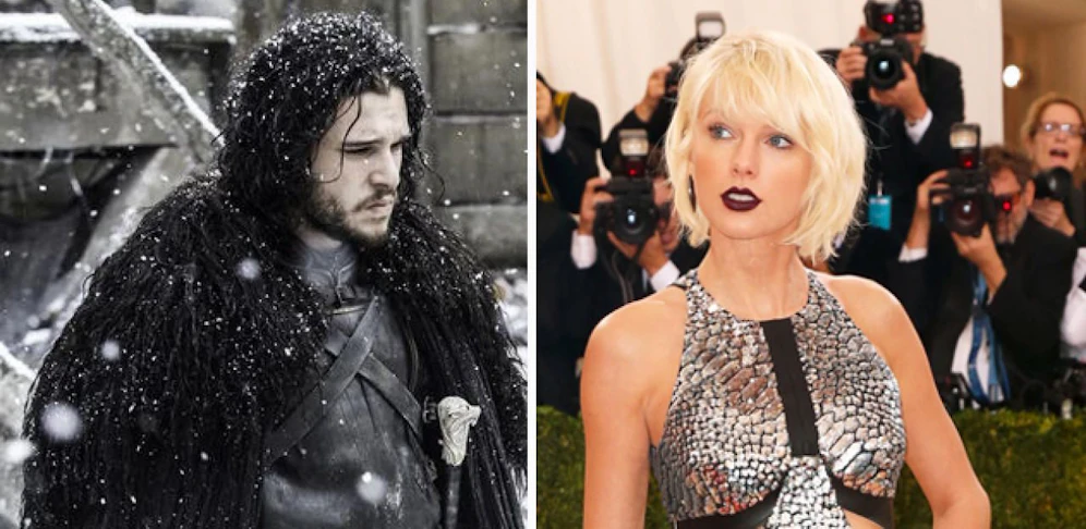 Kit Harrington (als Jon Snow) und Taylor Swift