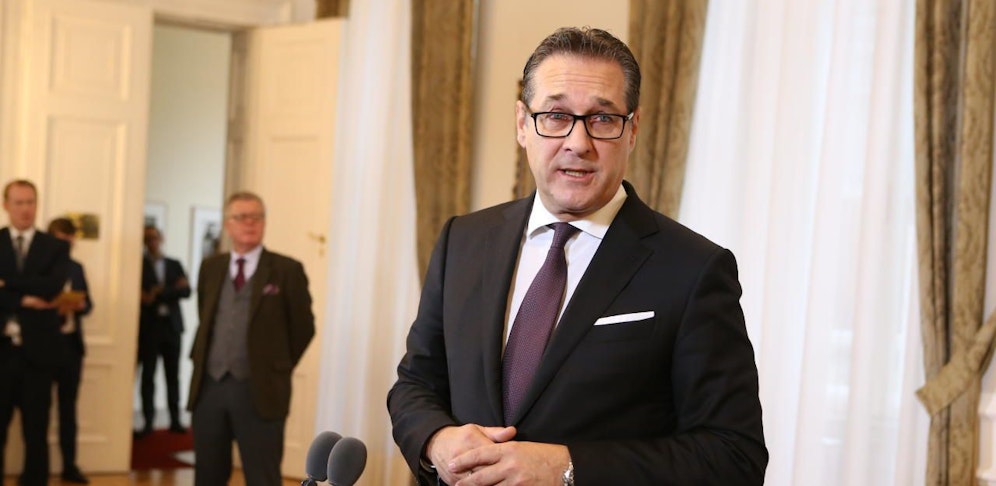 Vizekanzler Heinz-Christian Strache meldete sich am Freitag zu den Personal-Einsparungsplänen im Justizministerium zu Wort.