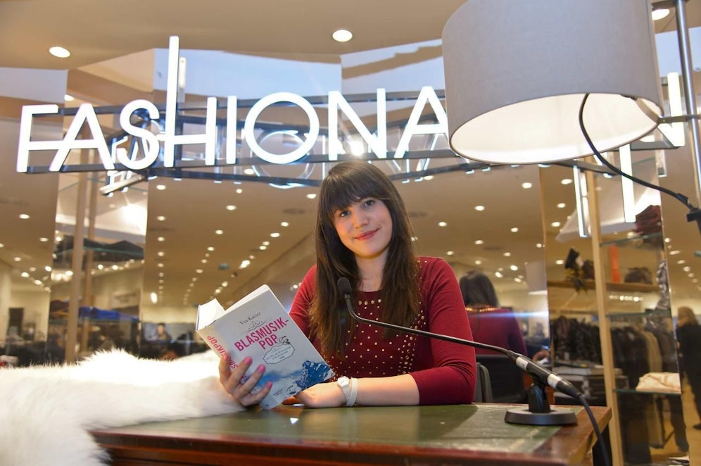 Vea Kaiser präsentierte 2012 ihren Debütroman "Blasmusikpop", nächstes Jahr soll er verfilmt werden