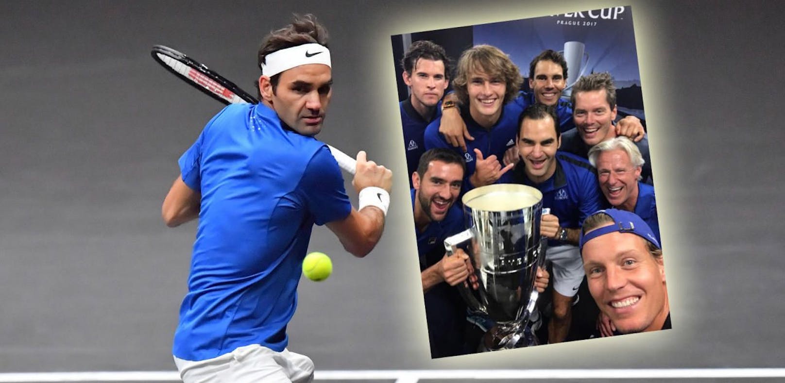 Federer beschert Thiem Triumph beim Laver Cup