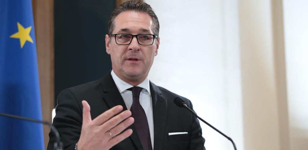 FP-Chef und Vizekanzler Heinz-Christian Strache