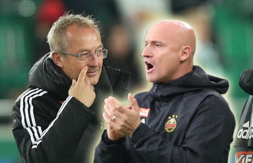 Wie geht es mit Rapid-Trainer Djuricin weiter? Sportdirektor Bickel klärt auf.