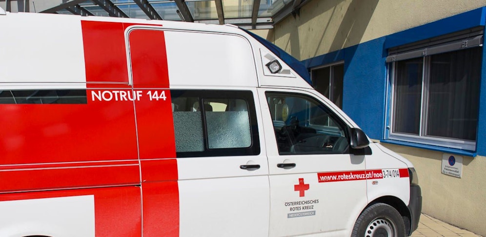 Bub wurde ins Spital gebracht