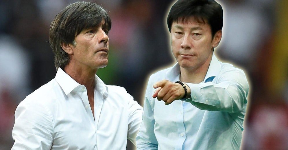 Jogi Löw bekommt es heute mit seinem Double Tae-yong Shin zu tun.