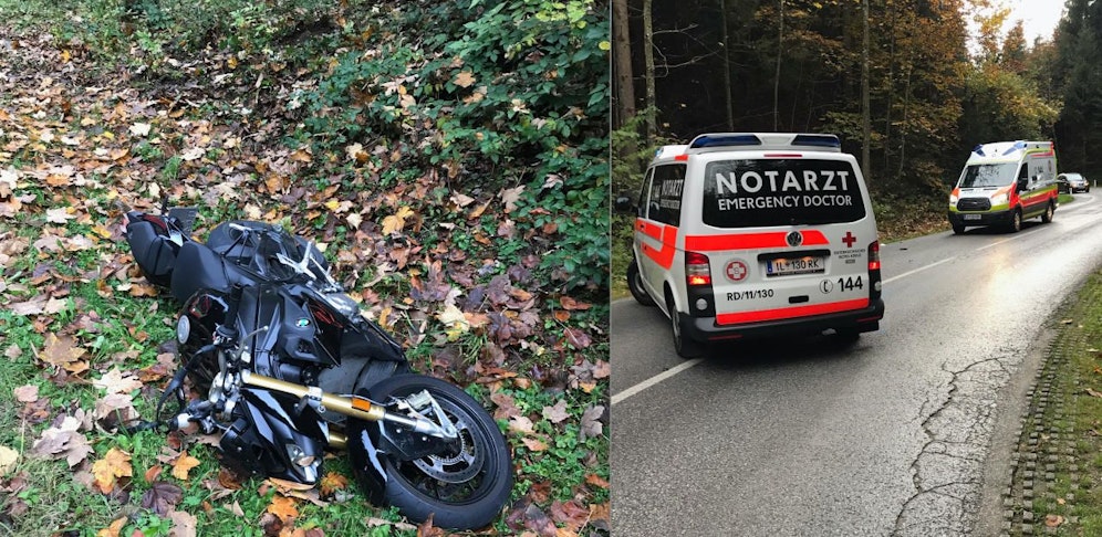 Für den Biker kam jede Hilfe zu spät. 