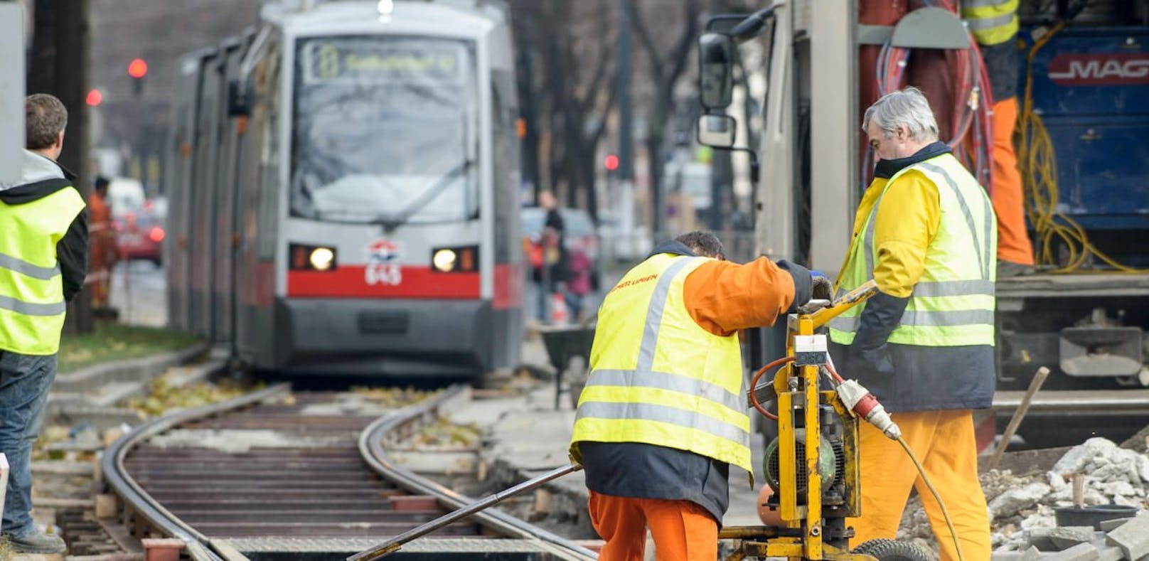 Gleisarbeiten in Wien beeinträchtigen die Bim-Linien 40, 41 und 42