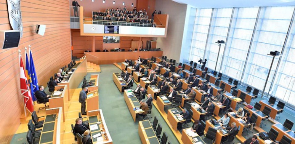 Die SPÖ zog aus dem Landtag in St. Pölten aus.
