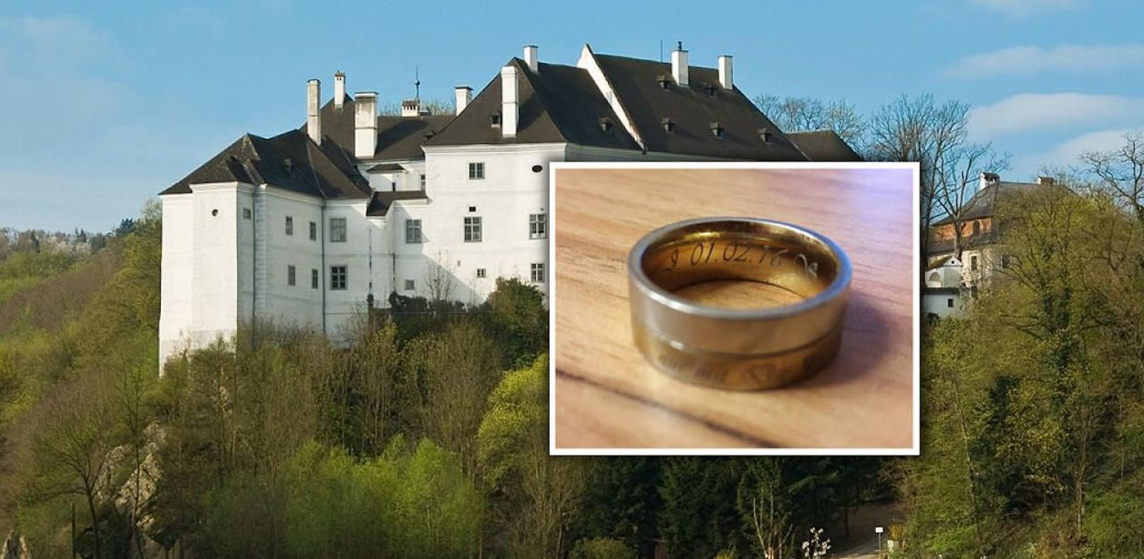 Besitzerin gesucht: Ehering in Schloss gefunden