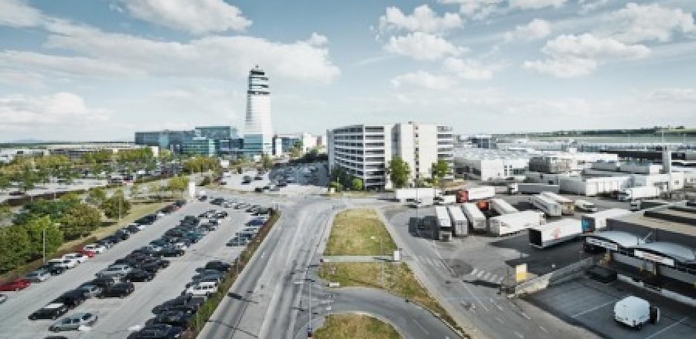 Der Flughafen in Wien-Schwechat.