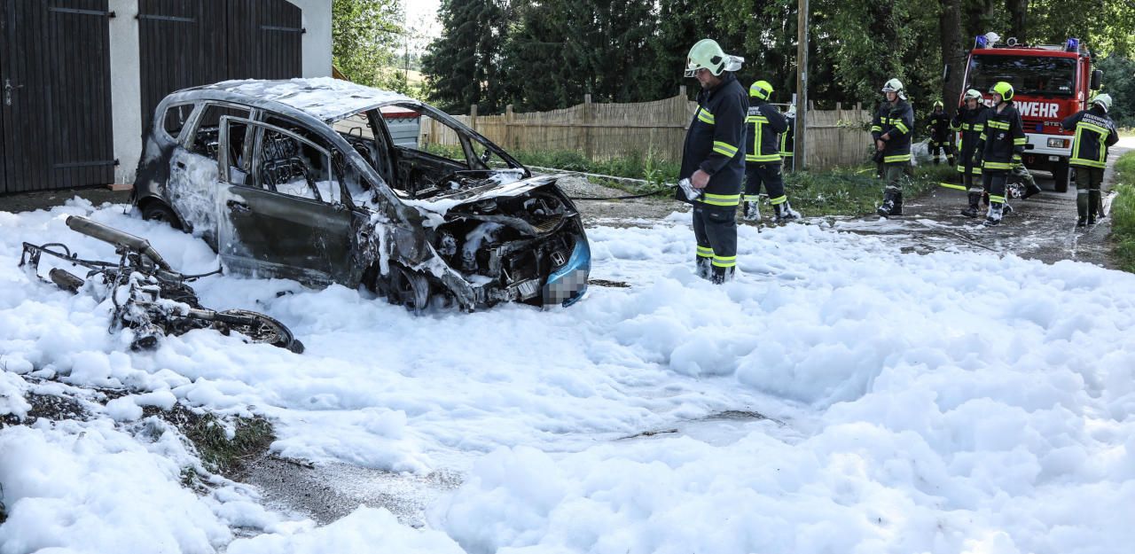 Heute.at - Mit dem Gartenschlauch Hausbrand verhindert