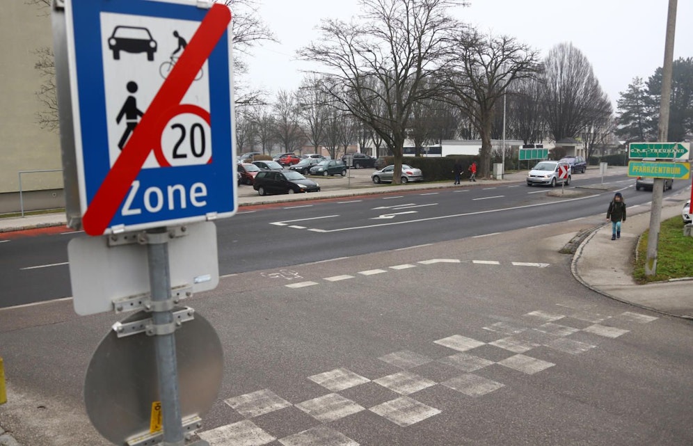 Der Unfall passierte in Thalheim bei Wels.