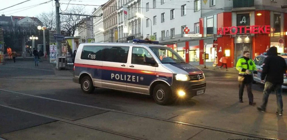 Polizeieinsatz in Wien (Symbolbild). 