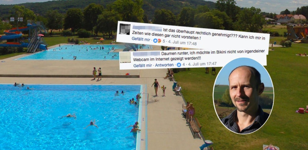 Das Bild vom Bad kommt von der kritisierten Webcam.