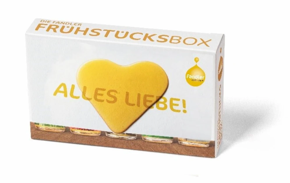 Gewinne eine "Alles Liebe!"-Frühstücksbox von Fandler Ölmühle zum Valentinstag.