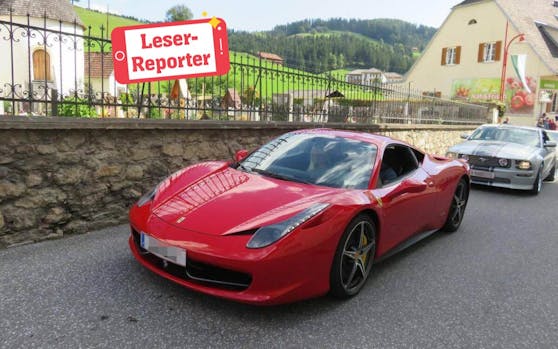 Dieser Ferrari 458 Italia wurde von dem Teenager gestohlen. 