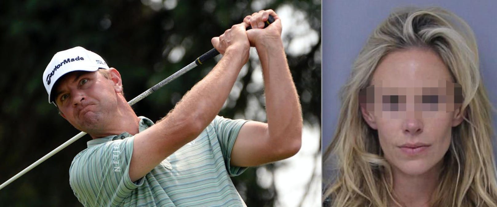Hart, aber wahr: Sie schlug besser zu als er! US-Golfer Lucas Glover (38) spielte schlecht, seine Ehefrau Krista (36) verprügelte ihn. Haft! 