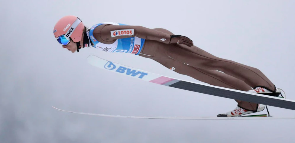  Dawid Kubacki bei der Qualifikation in Garmisch