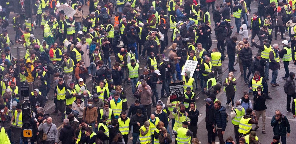 Die Proteste der Gelbwesten dienen in anderen Ländern als Vorbild.