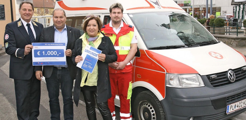 Die Ehrung fand in der ASBÖ-Landeszentrale in Wilhelmsburg statt. 