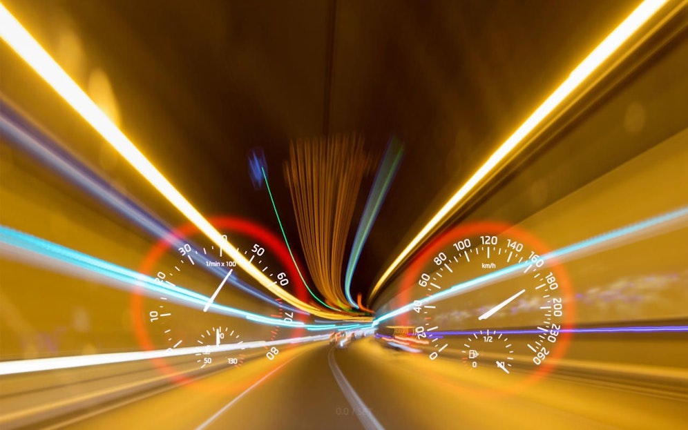 Die Polizei konnte die Raser schließlich in der Innenstadt stoppen.