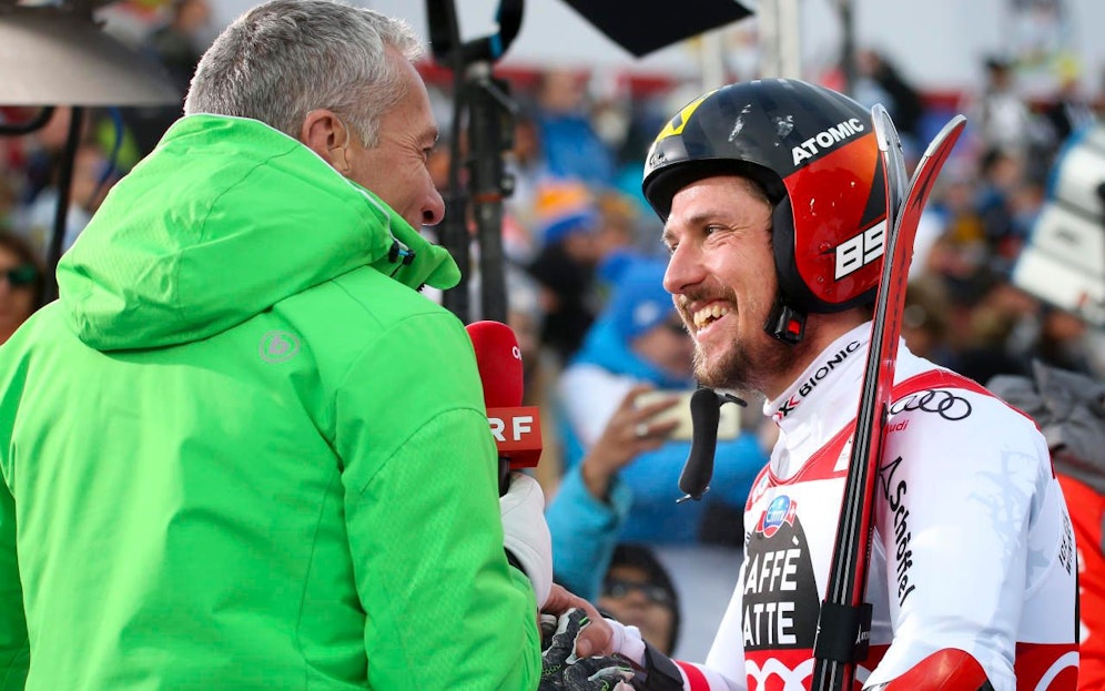 Marcel Hirscher im Interview mit Rainer Pariasek.