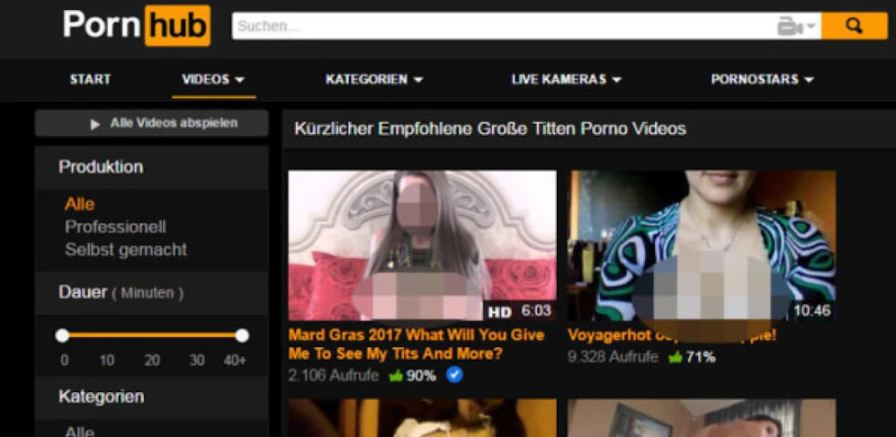 Die beiden Pornoseiten Pornhub und Youporn wollen ihren Nutzern mehr Datenschutz ermöglichen.