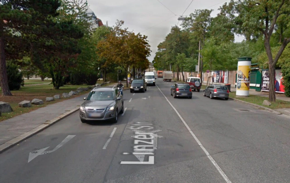 Blick in die Linzer Straße im 15. Wiener Gemeindebezirk