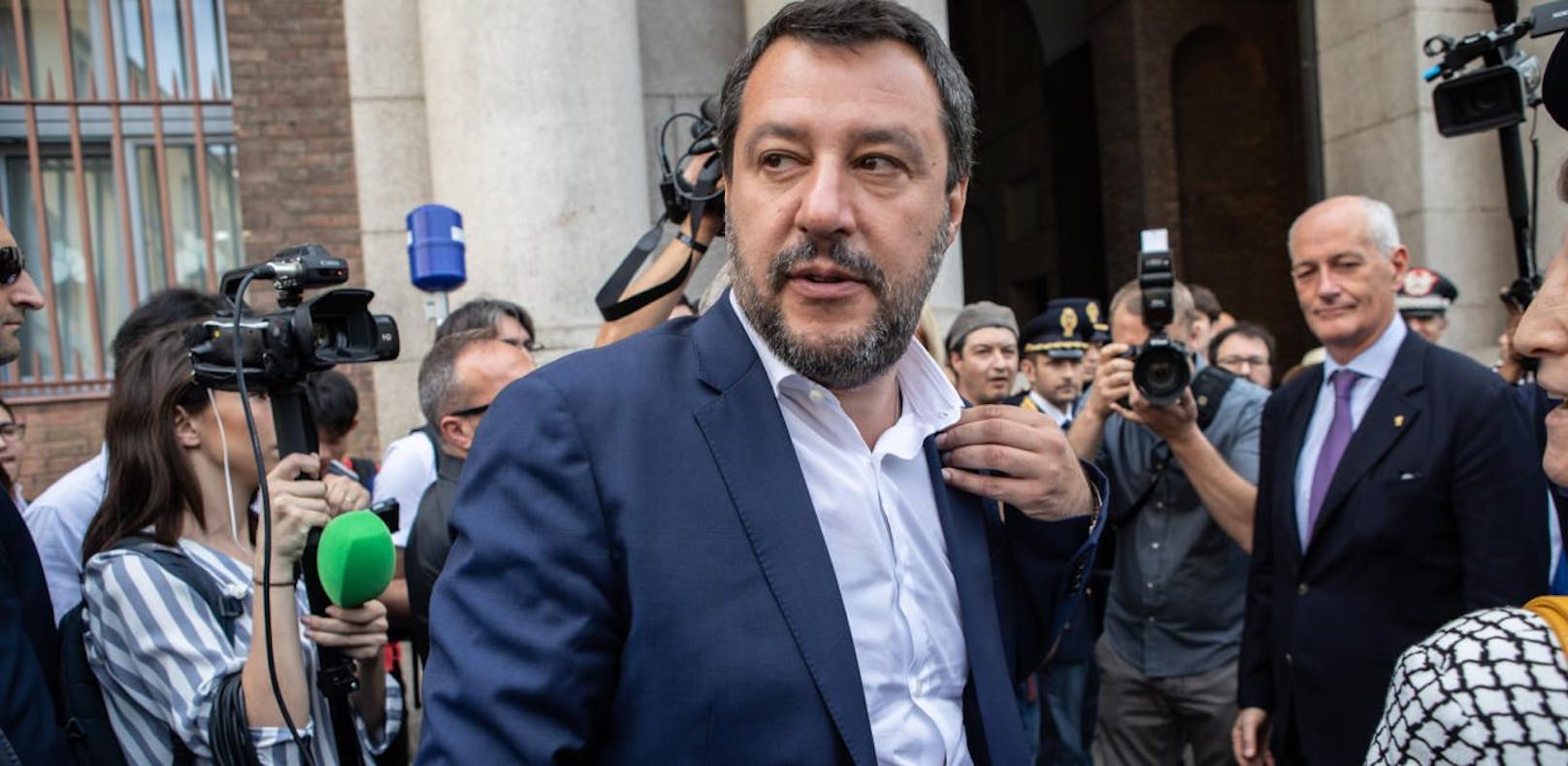 Matteo Salvini will &quot;illegale Lager&quot; der Roma und Sinti schließen. 