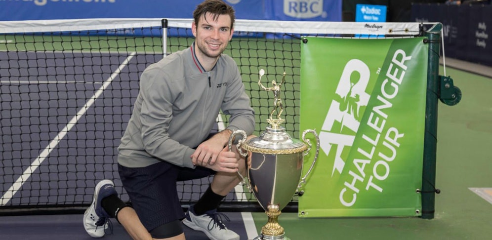 Jurij Rodionov mit dem Pokal in Dallas
