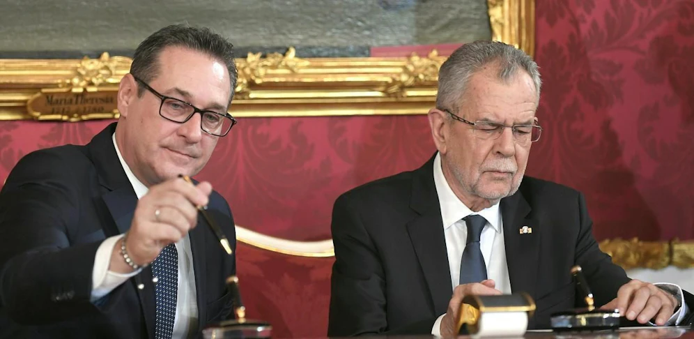 Vizekanzler Heinz Christian Strache (FPÖ): Auch er wird neu angelobt.