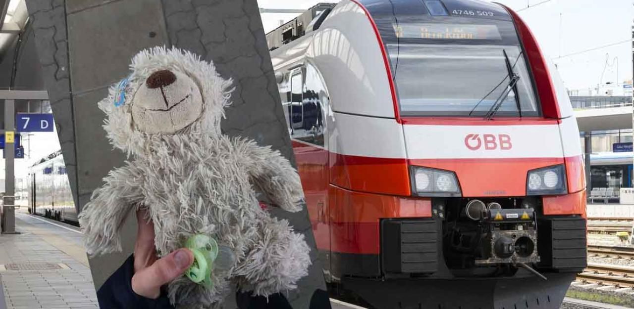 Heute.at - Fundstück: Wer vermisst diesen süßen Teddy?