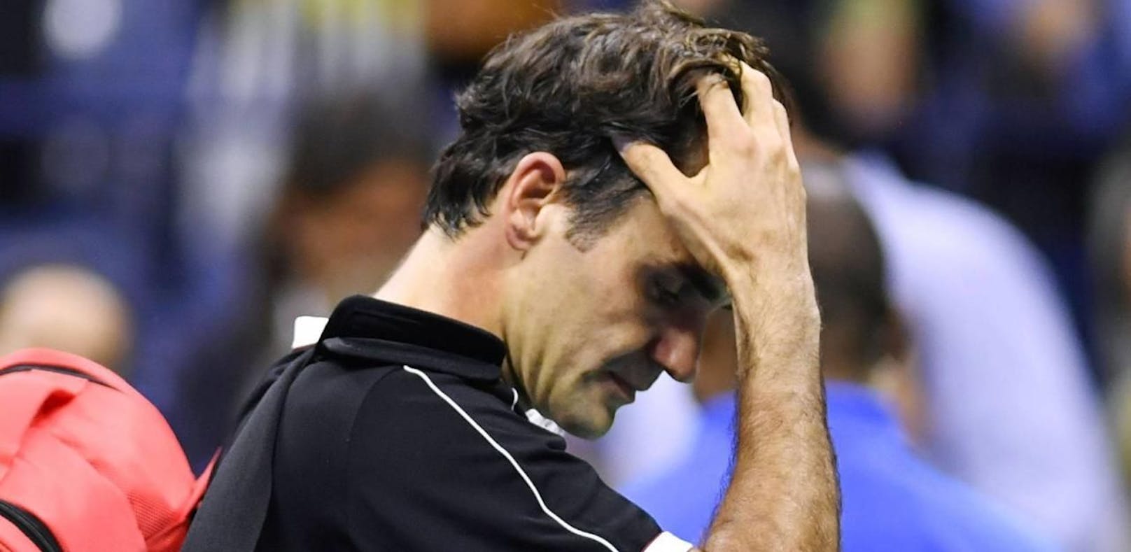 Roger Federer versteht nach dem Aus im Viertelfinale der US Open die Welt nicht mehr.