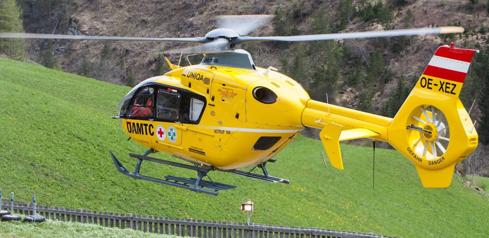 ÖAMTC-Hubschrauber im Einsatz (Archivfoto)