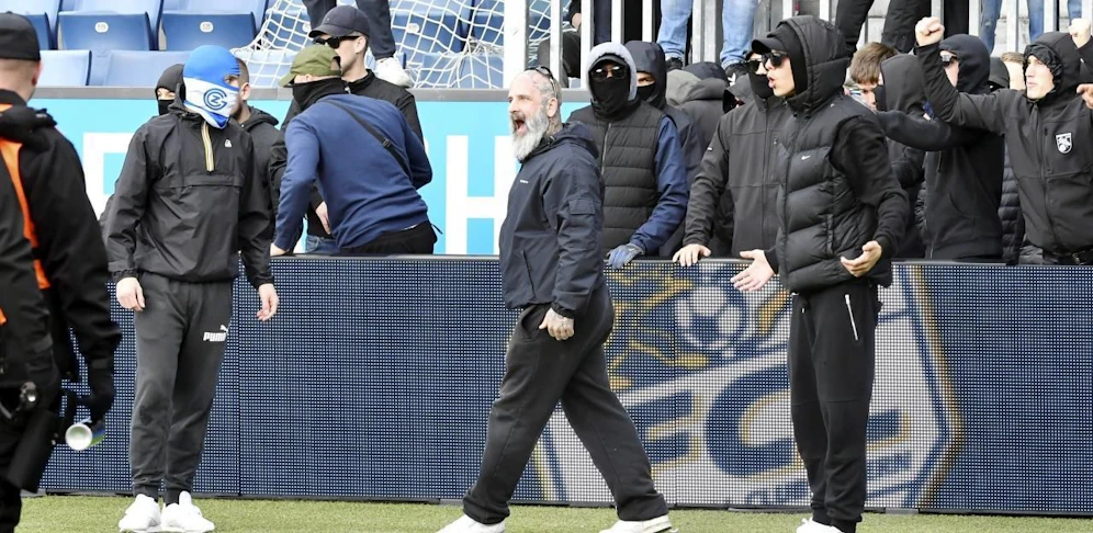 GC-Hooligans provozierten einen Spielabbruch. Unter ihnen: ein amtsbekannter, ehemaliger Neonazi.