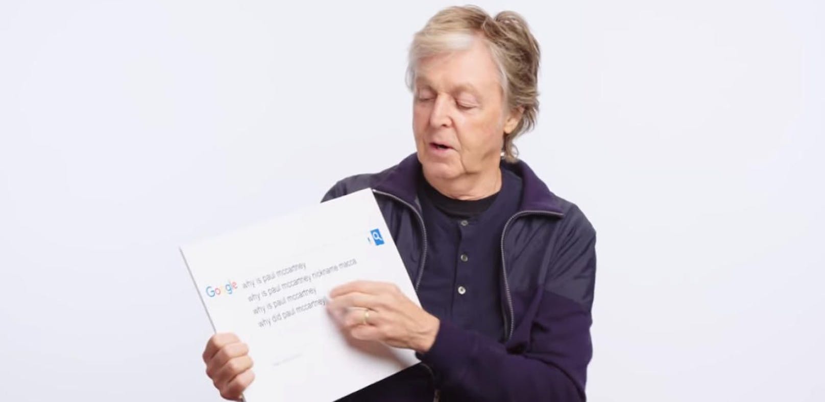 McCartney beantwortet Google-Suchvorschläge