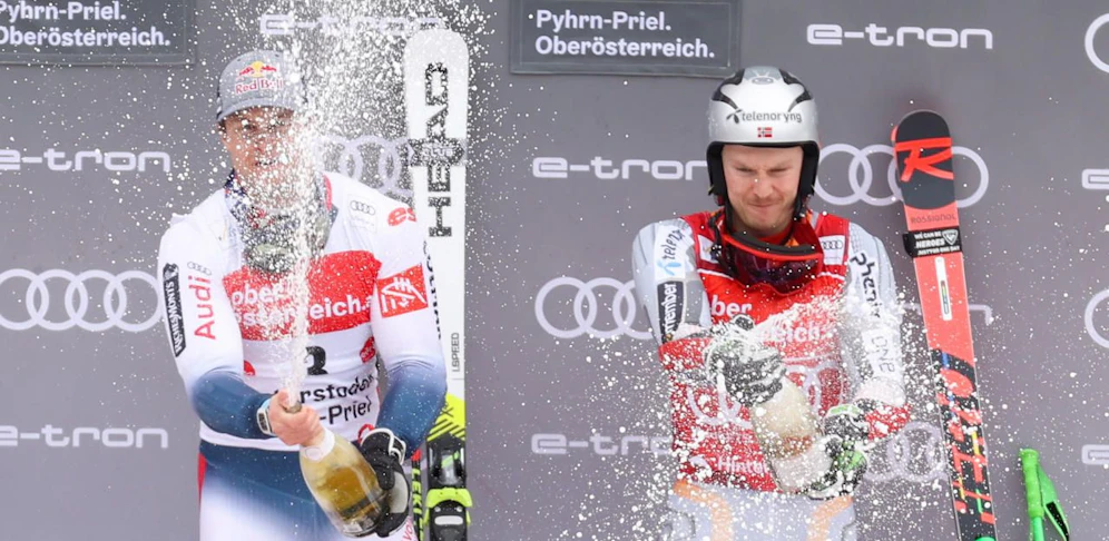 Henrik Kristoffersen geht im Kampf um die große Kristallkugel leer aus, gewinnt aber zwei kleine.