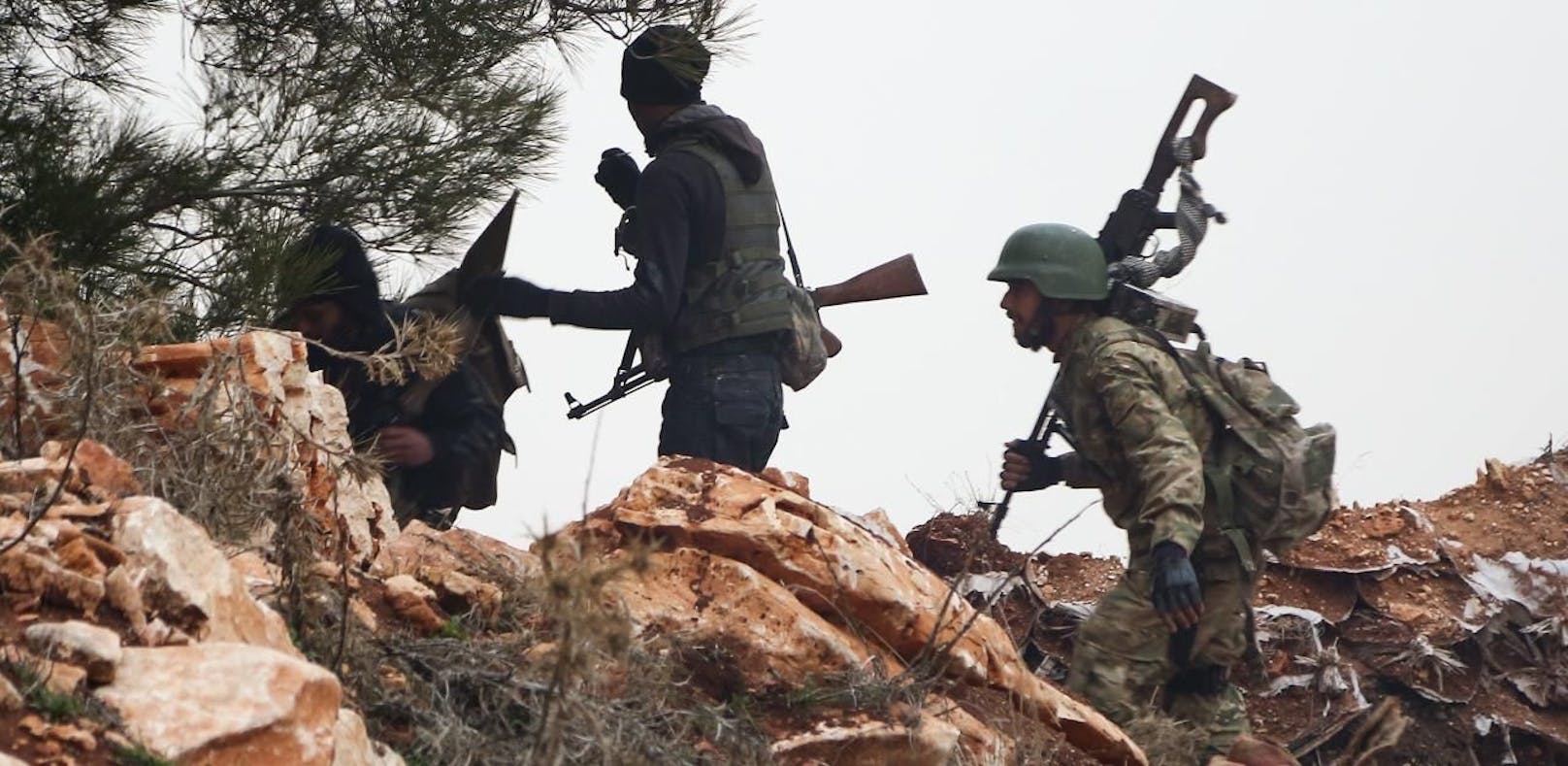 Türkische Truppen in Syrien.