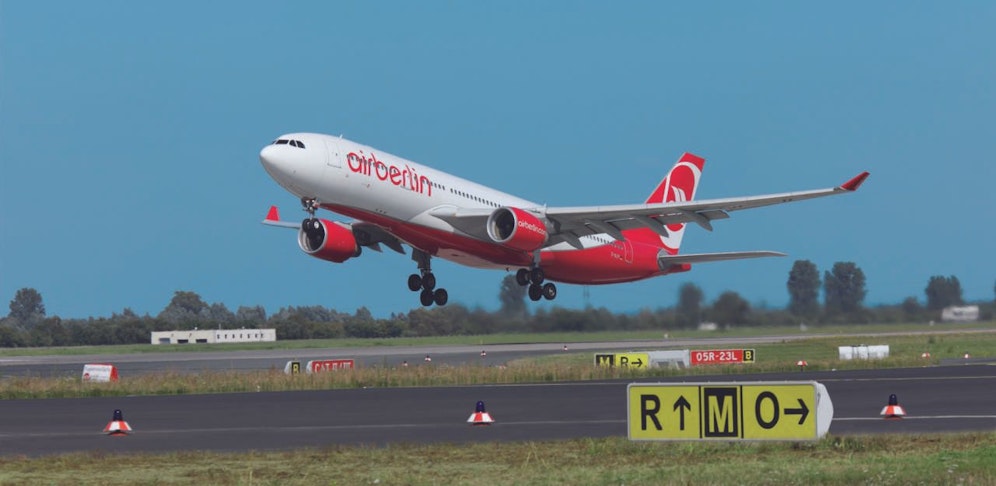 Durfte nicht mehr starten: ein Flieger von Air Berlin. (Symbolbild)