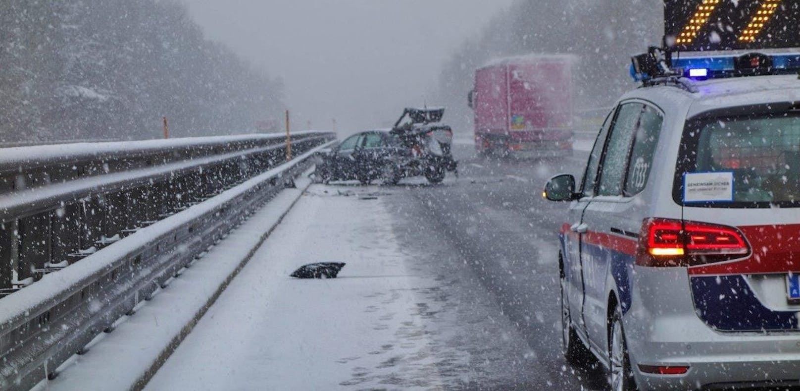 Schneechaos sorgte für schlimme Unfälle