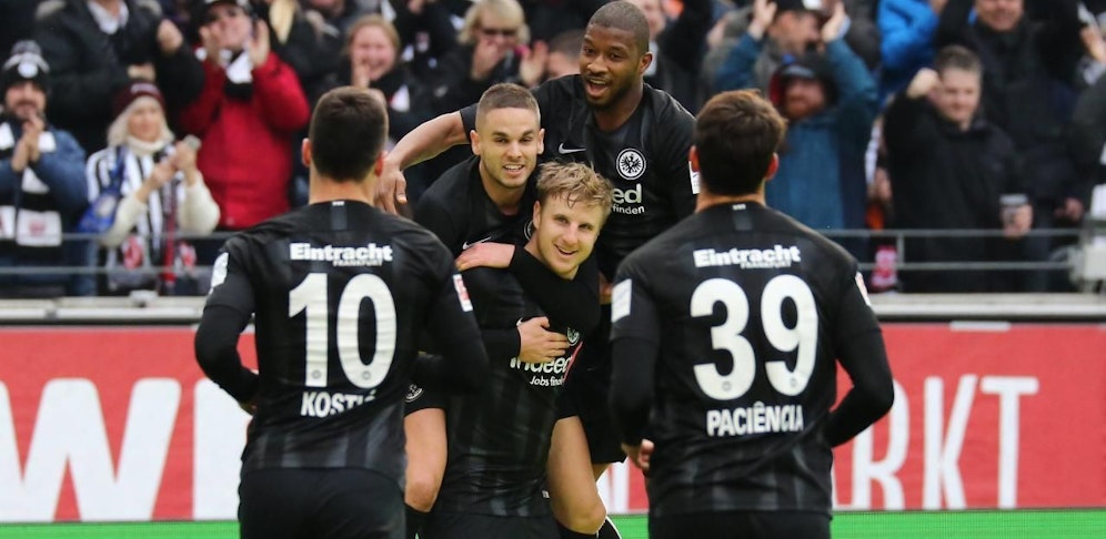 Martin Hinteregger  und seine Frankfurt-Kollegen